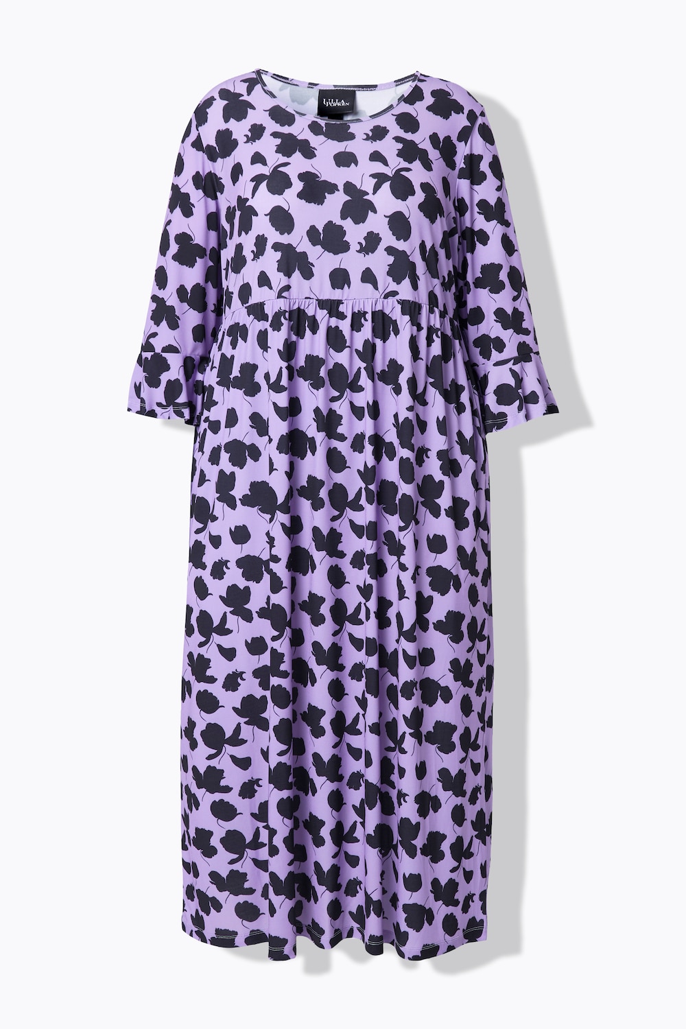 Stora storlekar Jerseyklänning, Dam, lila, storlek: 46/48, Polyester, Ulla Popken