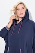Loungwear-Poncho, oversized, Kapuze, Langarm
