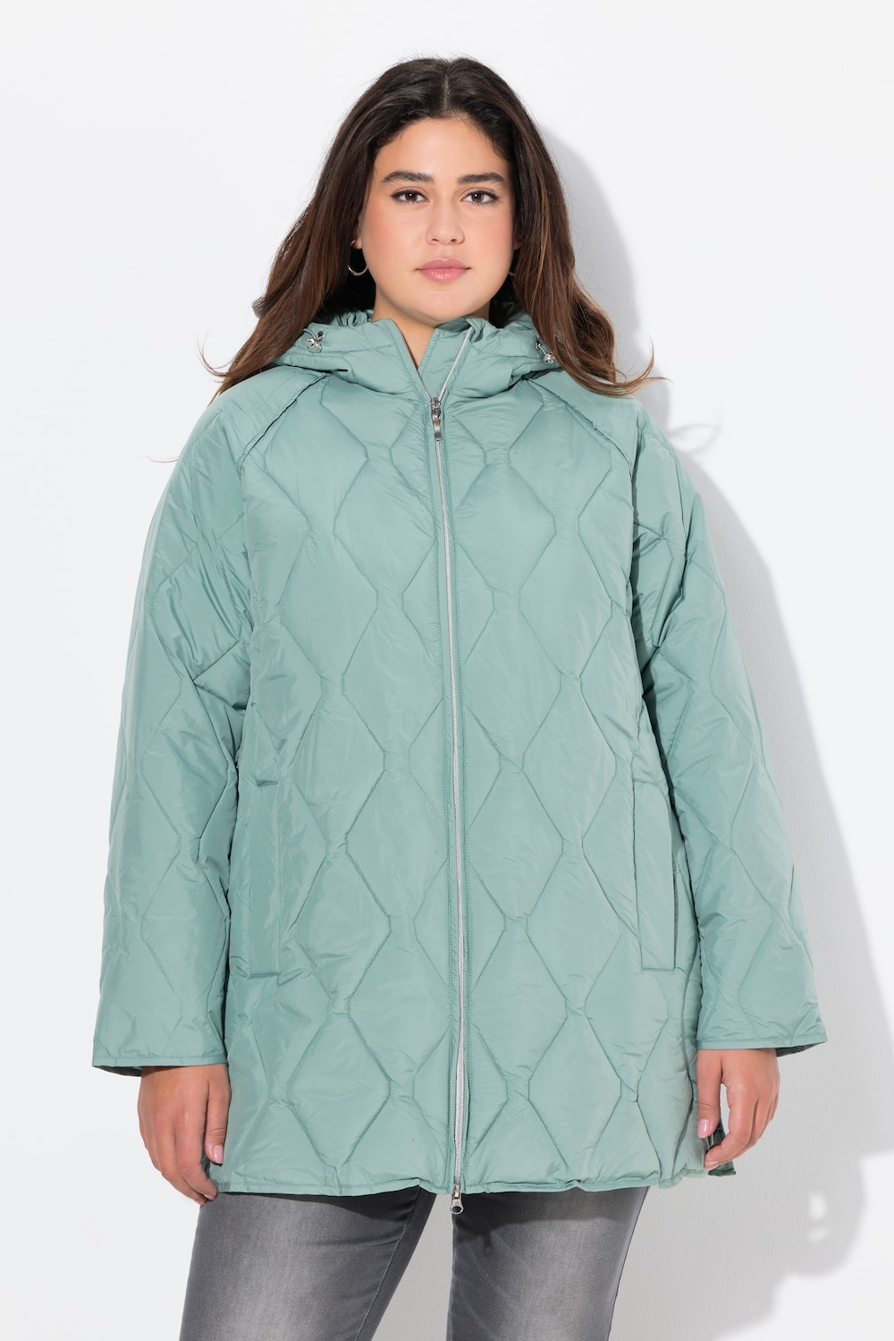 Große Größen HYPRAR Steppjacke, Damen, grau, Größe: 58/60, Polyester, Ulla Popken