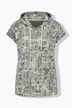 Hoodie-Shirt, Kapuze, Halbarm