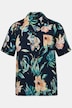 Chemise JP 1880 imprimé floral, coupe Cuba-Fit, manches courtes et col cubain - jusqu'au 8 XL