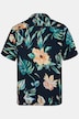 Chemise JP 1880 imprimé floral, coupe Cuba-Fit, manches courtes et col cubain - jusqu'au 8 XL