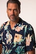 Chemise JP 1880 imprimé floral, coupe Cuba-Fit, manches courtes et col cubain - jusqu'au 8 XL