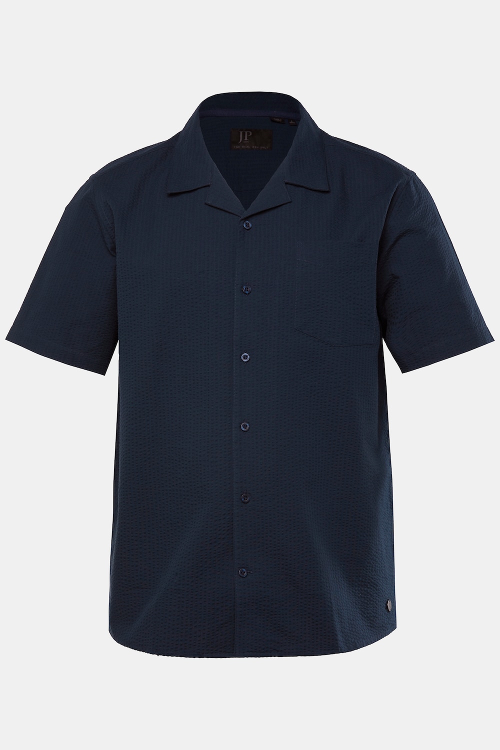 JP 1880 Hemd, Halbarm, Seersucker, Cuba-Kragen, Cuba Fit, bis 8 XL