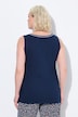 Pyjama-Tops, 2er-Pack, uni/Blüten, Rundhals, ärmellos