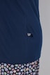 Pyjama-Tops, 2er-Pack, uni/Blüten, Rundhals, ärmellos