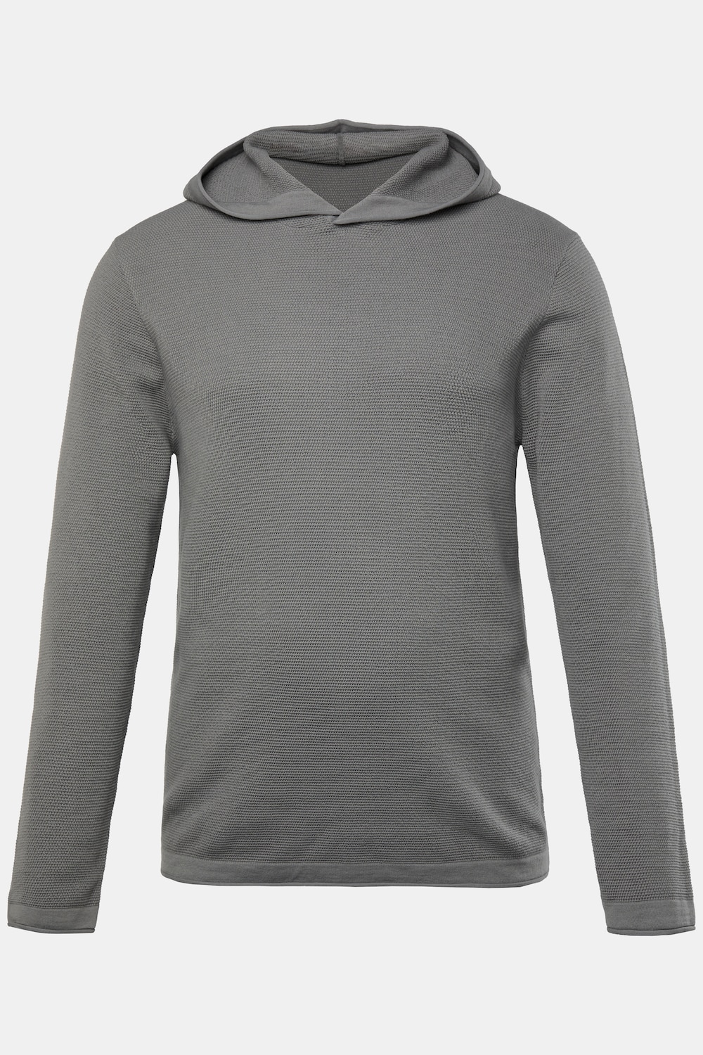 Große Größen JP AWARE Strickhoodie, Herren, grau, Größe: 7XL, Polyester/Baumwolle, JP-Aware