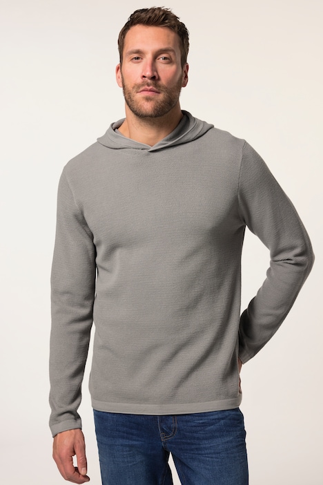 JP AWARE gebreide hoodie, capuchon