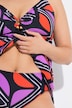 Tankini, graafinen painatus, pehmustetut kupit, kierrätysmateriaalit
