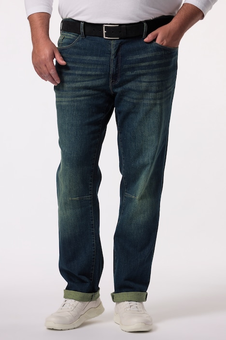 Men+ jeans, denim, Straight Fit, 5-pocket, tot maat 72/36