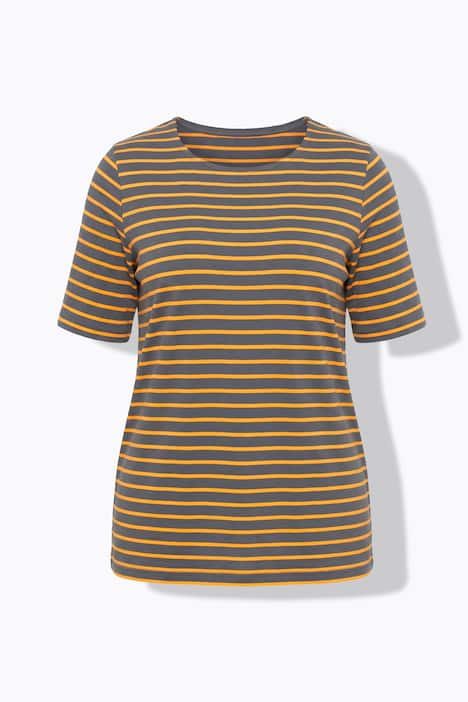 lang gestreept shirt, lange mouwen, boothals, OEKO-TEX