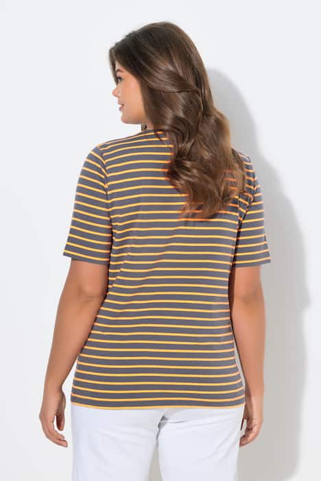 lang gestreept shirt, lange mouwen, boothals, OEKO-TEX