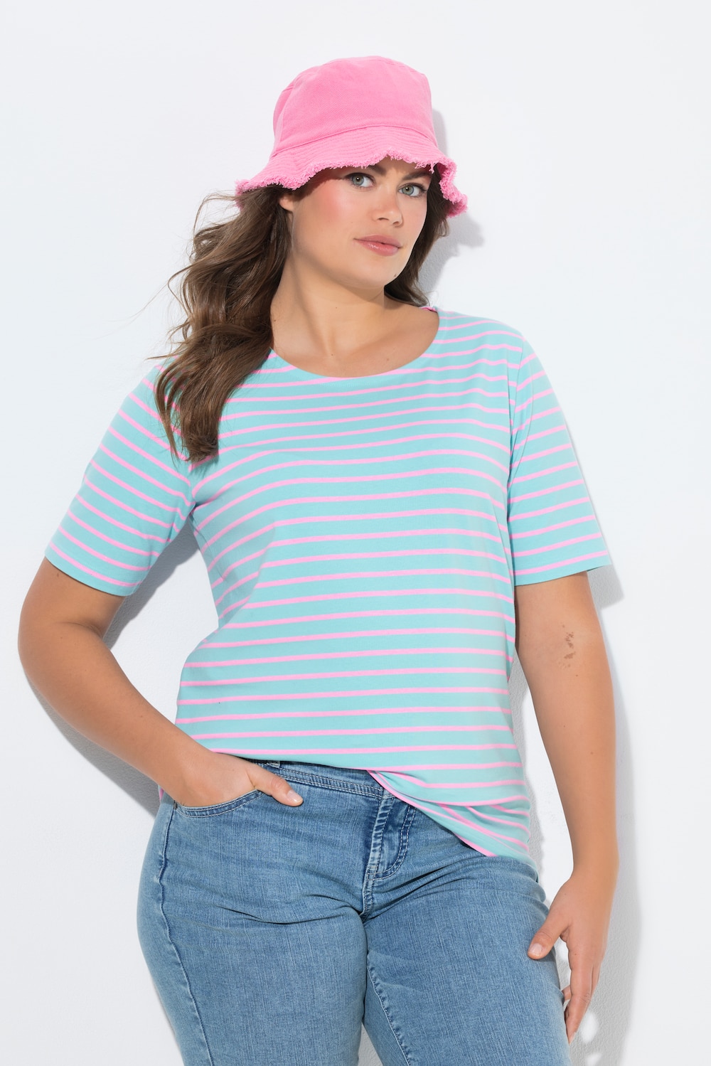 lang gestreept shirt, lange mouwen, boothals, OEKO-TEX