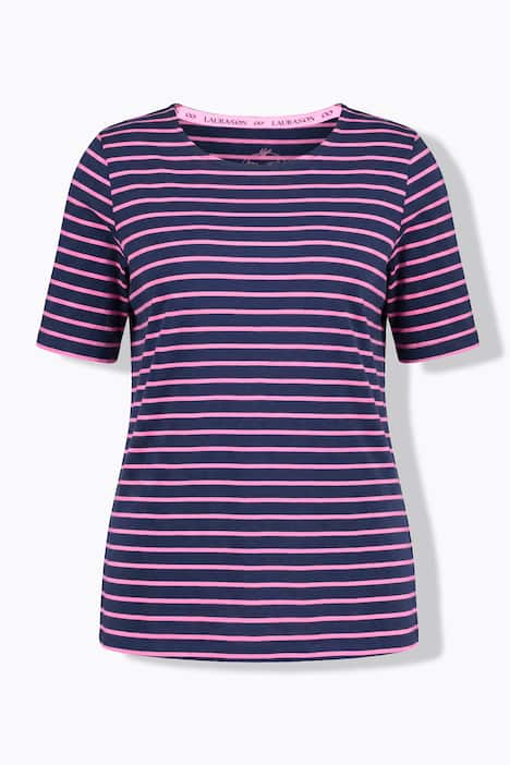 Ringelshirt, Rundhals, 1/2-Arm