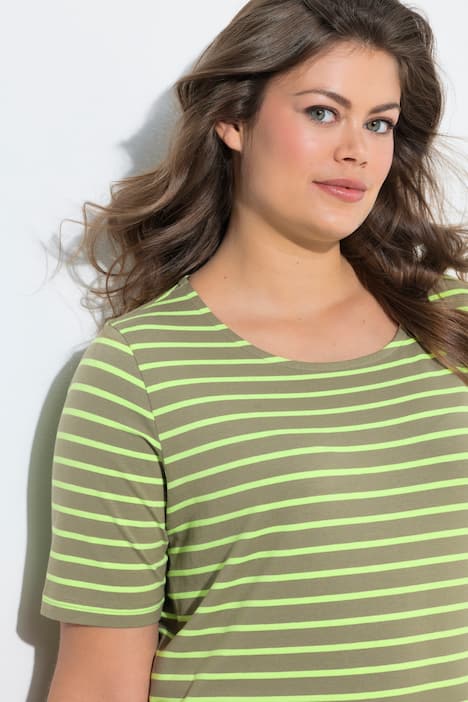 lang gestreept shirt, lange mouwen, boothals, OEKO-TEX