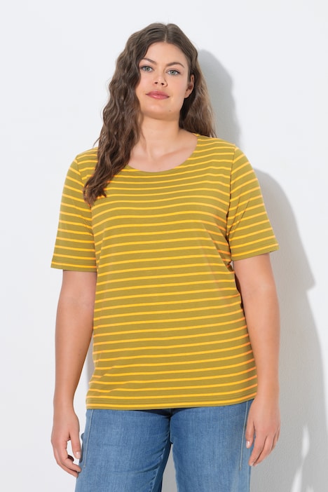 Ringelshirt, Rundhals, 1/2-Arm