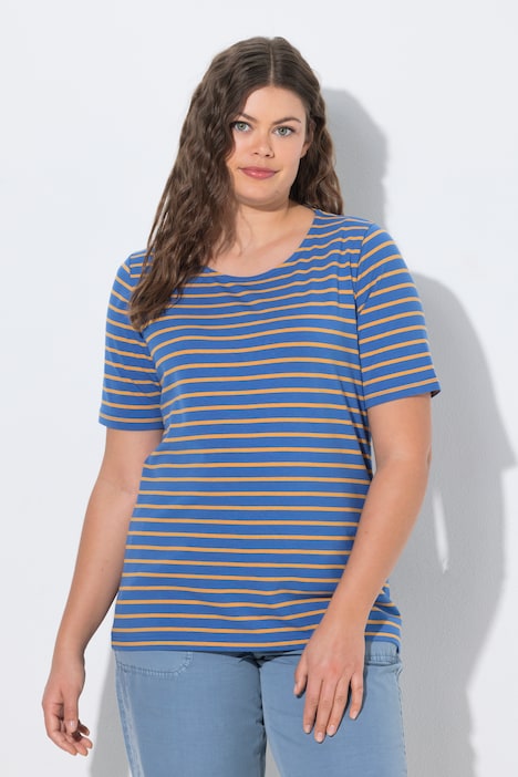 Ringelshirt, Rundhals, 1/2-Arm