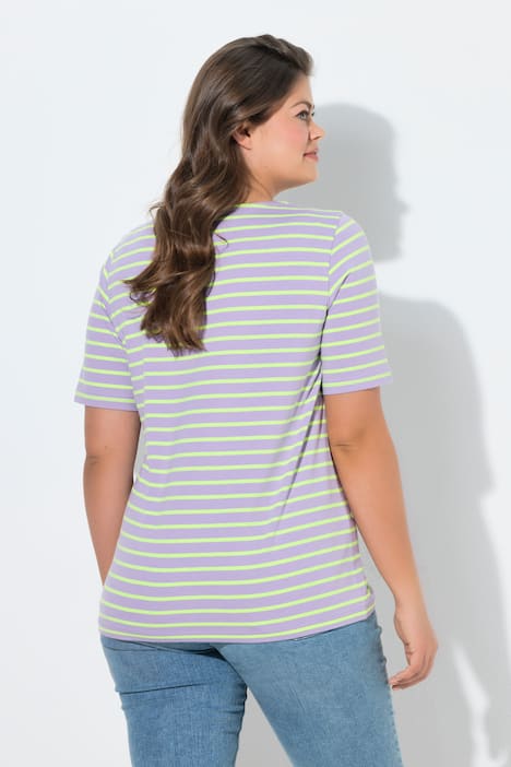 lang gestreept shirt, lange mouwen, boothals, OEKO-TEX