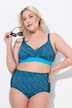 Bikini, vissen, zonder zachte cups, verstelbare bandjes