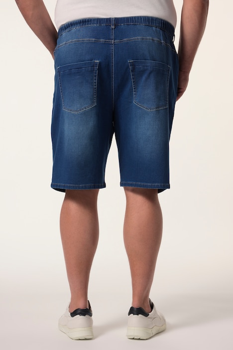 Men+ Superstretch-Jeansbermuda, bis 8 XL