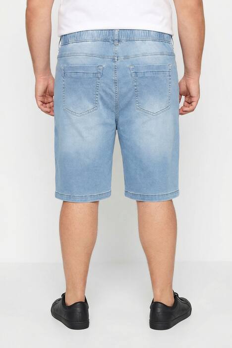 Men+ Superstretch-Jeansbermuda, bis 8 XL