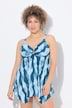 Badekleid, Wellenmuster, Softcups, Powermesh