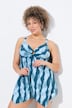 Badekleid, Wellenmuster, Softcups, Powermesh