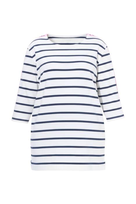 Pruhované tričko, dlouhé rukávy, lodičkový výstřih, OEKO-TEX