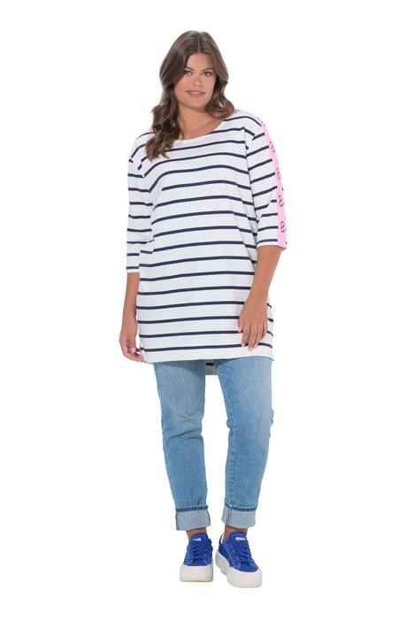 Pruhované tričko, dlouhé rukávy, lodičkový výstřih, OEKO-TEX