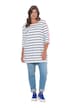 Pruhované tričko, dlouhé rukávy, lodičkový výstřih, OEKO-TEX