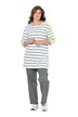 Pruhované tričko, dlouhé rukávy, lodičkový výstřih, OEKO-TEX