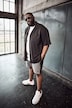 Short de bain STHUGE, collection Beachwear, taille élastique et cordon de serrage sous tunnel - jusqu'au 8 XL
