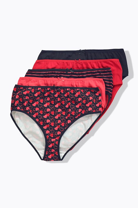 5 Pack of Panties- Hearts