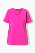 Decorative Seam Short Sleeve A-Line Tee