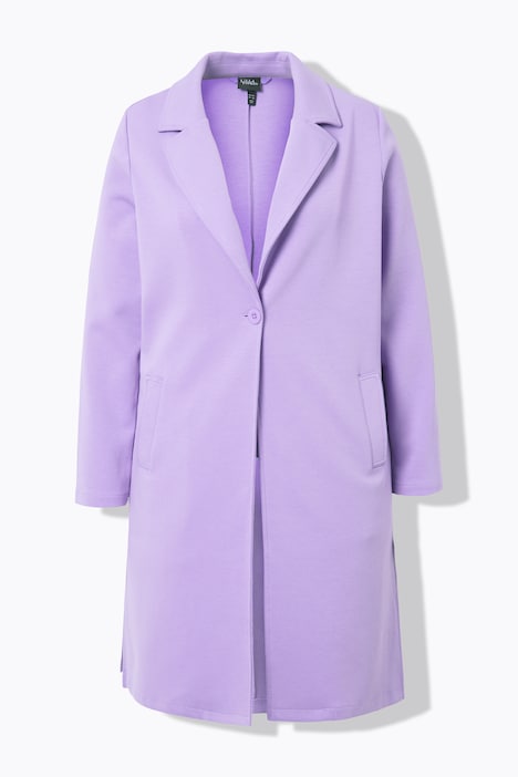 Longline Punto Di Roma Jersey Blazer lavender Ulla Popken