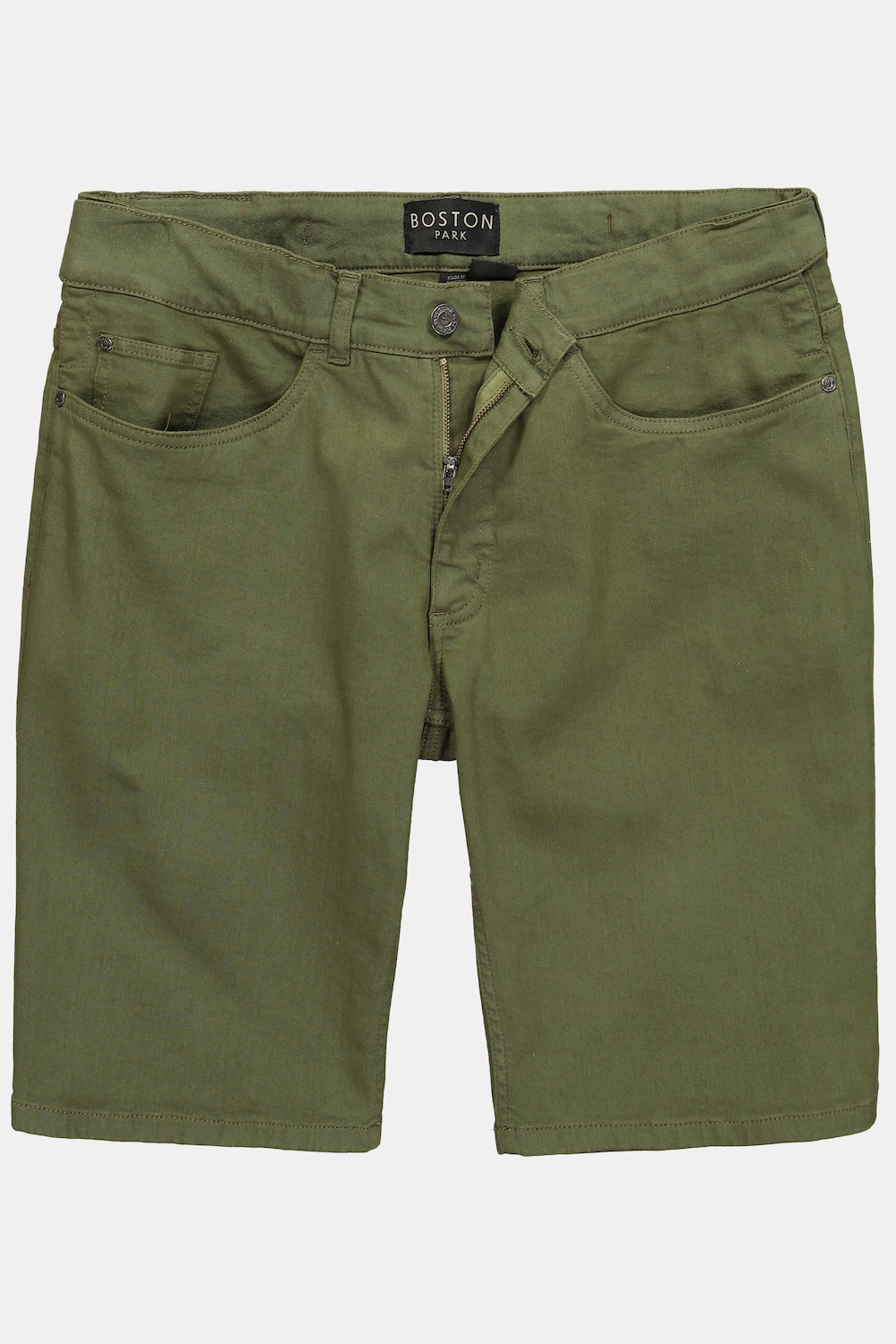 Boston Park Colorjeans-Bermuda, 5-pocket, elastische tailleband, tot 72