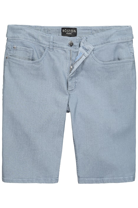 Barevné džínové bermudy Boston Park, 5 kapes, rezerva v pase, do 72