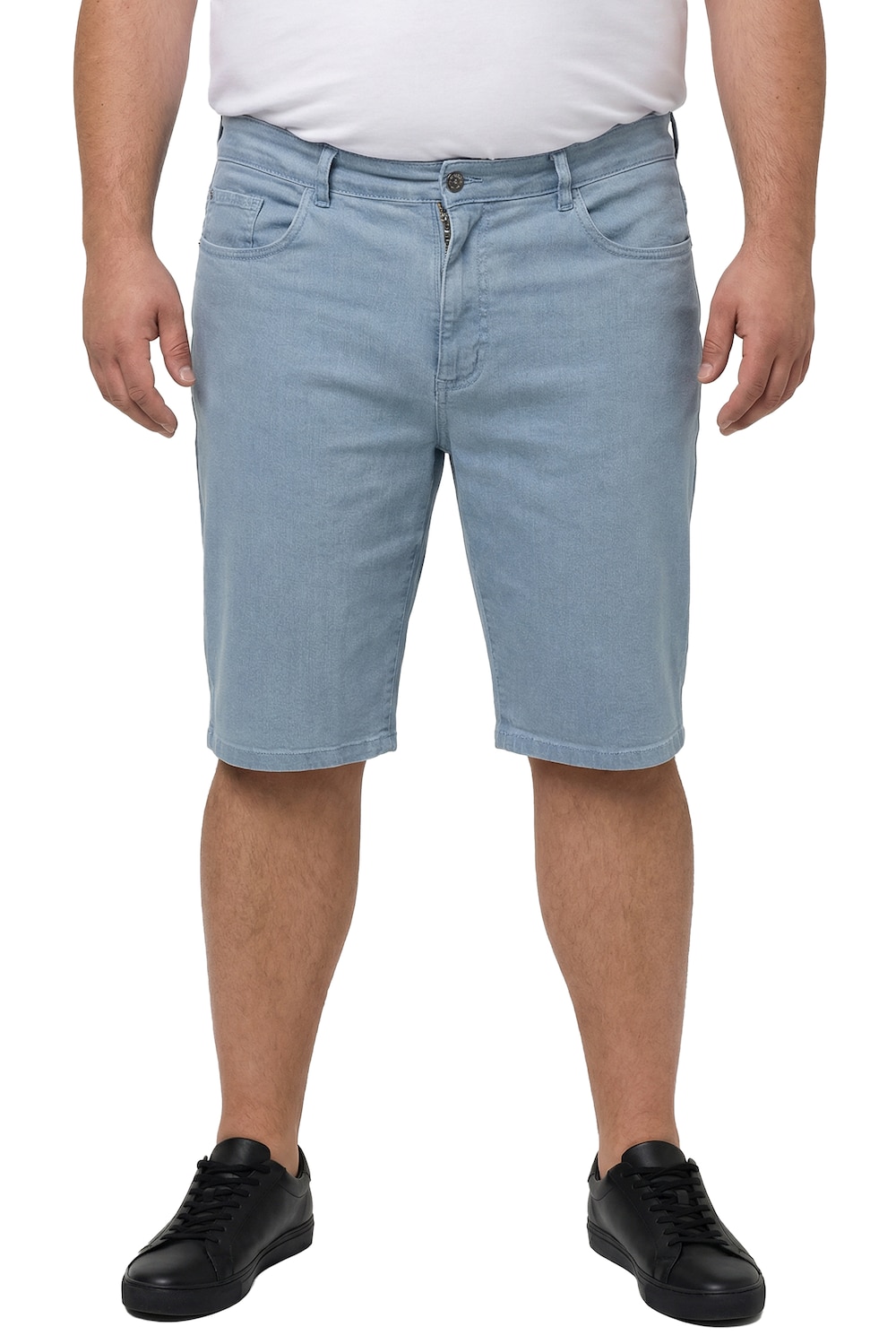 Stora storlekar Färgade jeansshorts, Her, grå, storlek: 68, Bomull, Boston Park
