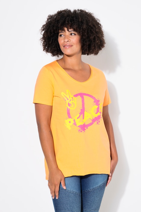 T-Shirt, A-Linie, PEACE-Motiv