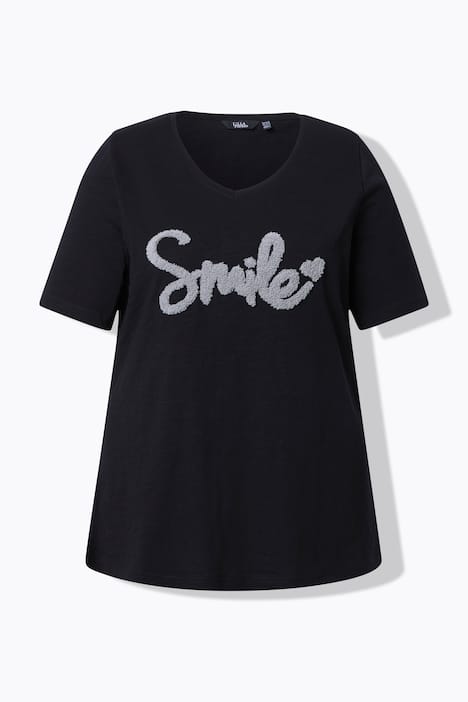 T-Shirt, Smile, Classic, V-Ausschnitt, Halbarm