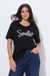 T-Shirt, Smile, Classic, V-Ausschnitt, Halbarm