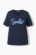 T-shirt, Smile, classic, V-hals, halve mouwen