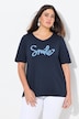T-shirt, Smile, classic, V-hals, halve mouwen