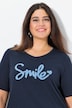T-shirt, Smile, classic, V-hals, halve mouwen