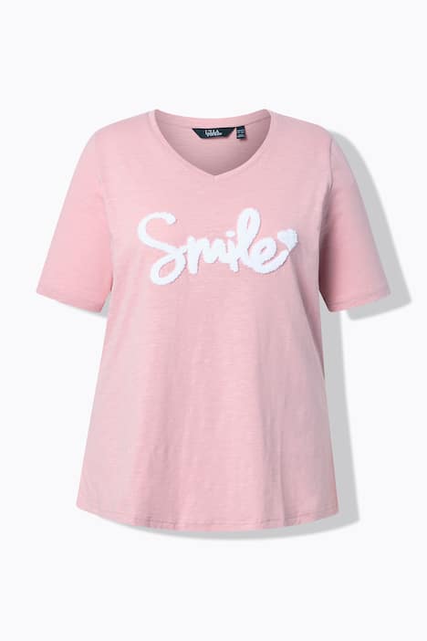 T-Shirt, Smile, Classic, V-Ausschnitt, Halbarm