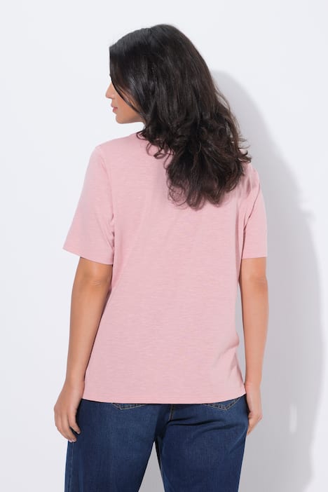 T-Shirt, Smile, Classic, V-Ausschnitt, Halbarm