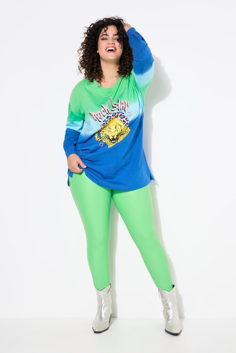 Legging, Skinny Fit, leerlook