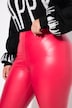Skinny fit leather-look leggings