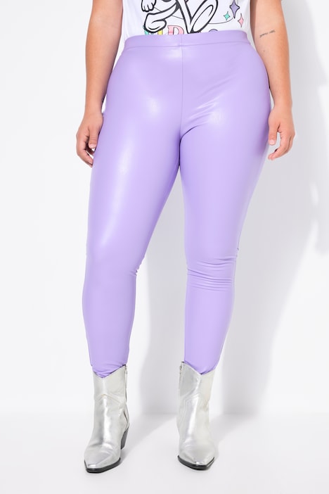 Leggings, Skinny Fit, Lederoptik