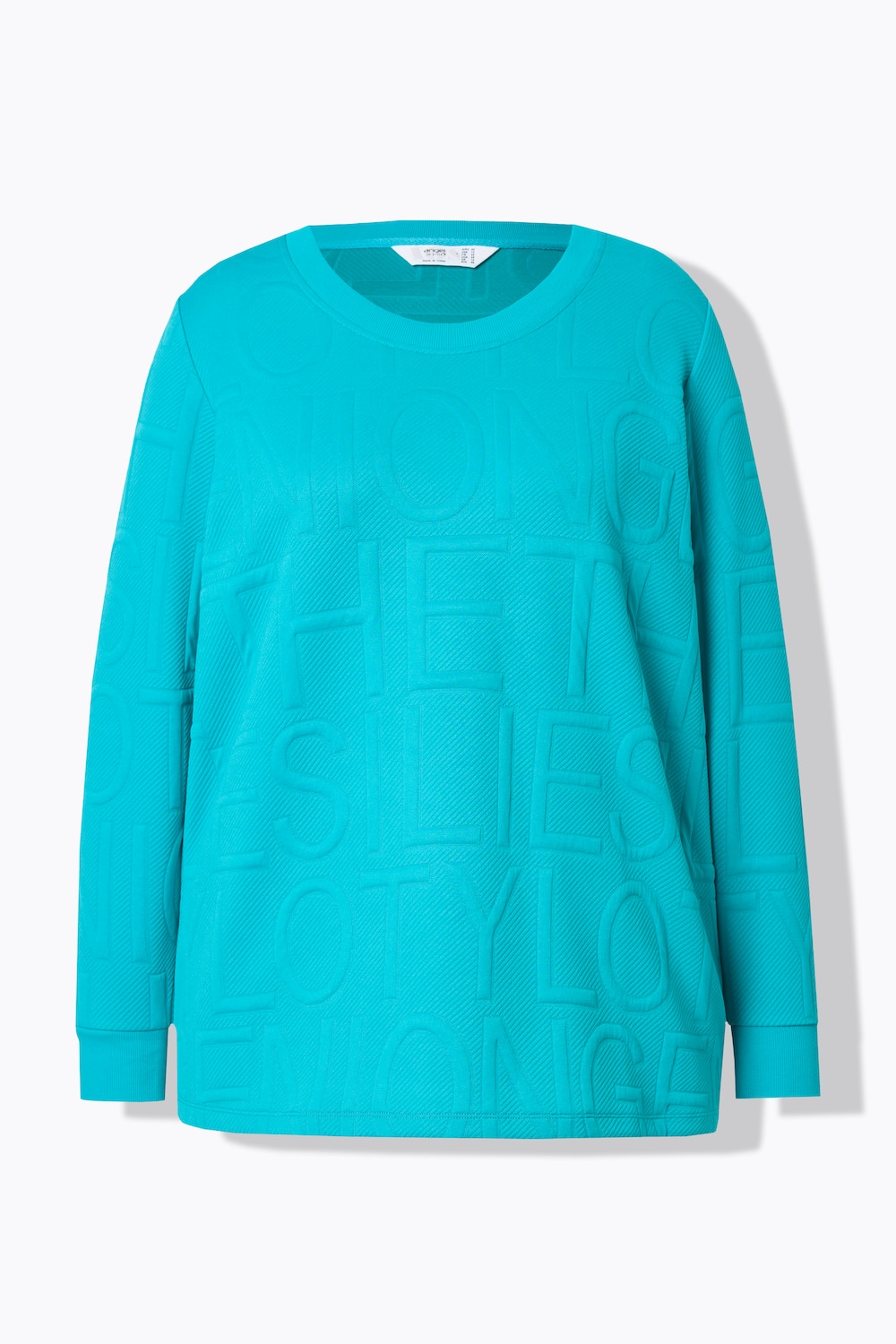 Stora storlekar Mjukiströja, Dam, grön, storlek: 48, Polyester, Angel of Style